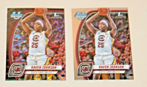 RAVEN JOHNSON (2) 2025 1ST BOWMAN CHROME UNIVERSITY BLACK WAVE & BASE #60 - Picture 1 of 1