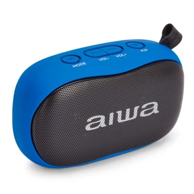 AIWA Cassa Bluetooth Portatile Blu Mini Cassa Altoparlante Bluetooth Potente 10W - Immagine 1 di 4