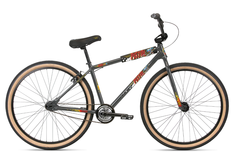 HARO PISTOL 29" GREY MASTER FST FSX SPORT INVERT WHEELIE BIKE FREESTYLER wheelie - Image 1 of 1