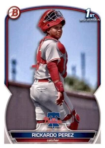 2023 Bowman 1st Rickardo Perez Rookie RC Insert Set Break Prospect Phillies #27 - Bild 1 von 2