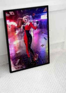 HARLEY QUINN SUICIDE SQUAD MOVIE POSTER WALL ART CINEMA BOX OFFICE A4 A3 SIZE - Picture 1 of 1