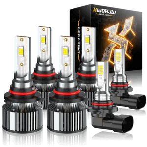 For 2003 2004 2005 Toyota 4Runner- 6pc LED Headlight Hi/Low Beam + Foglight kit - Foto 1 di 13