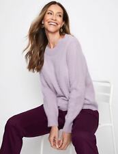 Womens Jumper - Long Winter Sweater - Purple Pullover - Feather Casual | MILLERS
