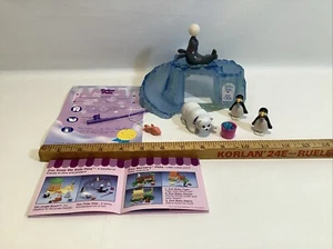 Vintage 1993 LPS Littlest Pet Shop Zoo Polar Pets Toy Play Set Complete KENNER** - Picture 1 of 10