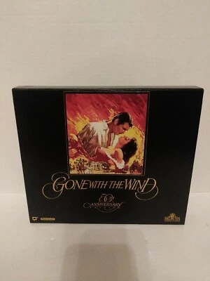 Gone With The Wind 50th Anniversary Box Set 2 VHS Tapes Limited Edition  - Image 1 of 3