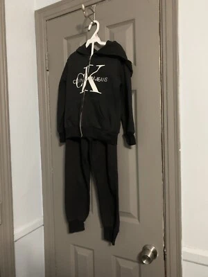 Kids Calvin Klein Jogging Suit Size 8-10 Preowned  Read Description - Image 1 of 4