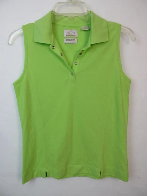 EP PRO Tour Tech Polo Shirt Womens Small/P Green Sleeveless Golf Top (KK) - Image 1 of 4
