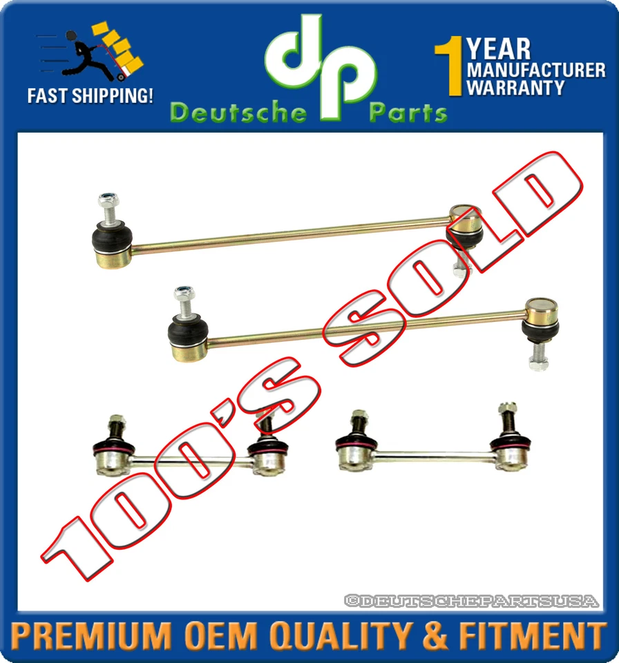 VOLVO XC70 XC90 S60 S80 V70 FRONT REAR SWAY BAR LINKS 8672446 + 274456 SET 4 L+R - Image 1 of 1