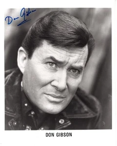 Foto 8x10 firmada autografiada por Don Gibson - Imagen 1 de 1