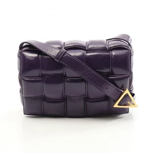 BOTTEGA VENETA Padded Cassette Intrecciato Shoulder Bag 591970 Leather Purple BV - Bild 1 von 7