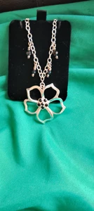 Silber Gänseblümchen Blume Anhänger - Bild 1 von 4