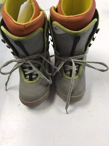 Burton Freestyle Grey/Yellow/Orange Jr. Size Specific 5 Used Snowboard Boots - Picture 1 of 4