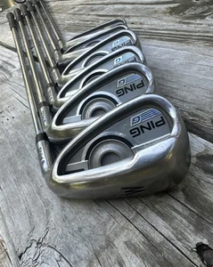 Ping G Series Iron Set 6-W,UW Regular Flex Purple Dot Right AWT 2.0 Steel Shafts - Picture 1 of 14