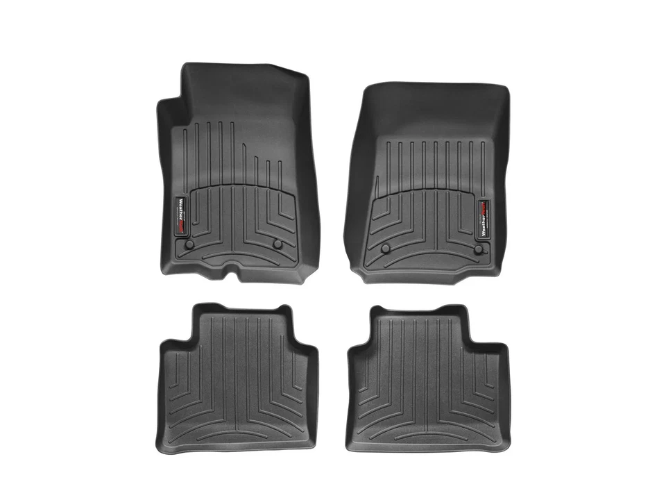 Forro de piso WeatherTech para Pontiac G8 2008-2009 - primera y segunda fila, negro Foto 1 de 4