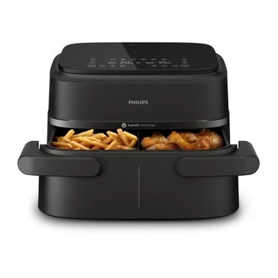 Friteuse sans huile PHILIPS - Airfryer XXL NA351/00 - Capacité 7,1L - Double cuv - Photo 1/4