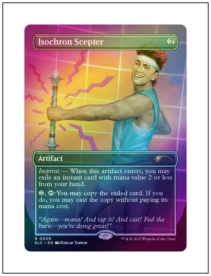 1x Isochron Scepter, 0009, Foil, Secret Lair Encyclopedia, Magic MTG NM - Image 1 of 1