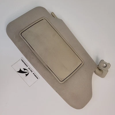 Nissan Altima 2008-2013 cupé parasol lado pasajero tela bronceada con espejo OEM Foto 1 de 4