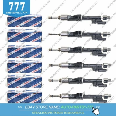 Inyector de combustible Bosch OEM 6 piezas para BMW BMW 335i 535i X5 X3 3,0 L N55 13537568607 Foto 1 de 4