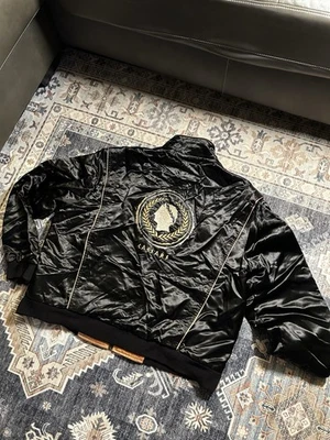 VINTAGE! CAESARS PALACE LAS VEGAS REVERSIBLE SATIN LOOK JACKET SIZE XXL EUC! - Image 1 of 4