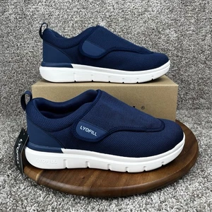 Lyofill Men’s Size 14 EW Diabetic Shoes EE Extra Wide New In Box Hook And Loop - Picture 1 of 12
