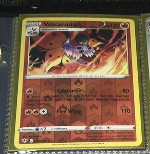 024/198 VOLCARONA REVERSE HOLO CHILLING REIGN POKEMON KARTE - Bild 1 von 1
