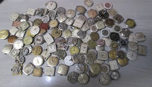 Vintage Lot of 115 Non-Quartz Watch Movements - Picture 1 of 7