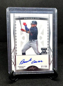 BROOKS LEE 2022 Leaf Trinity XRC Silver Foil Auto Prospect RC /99
