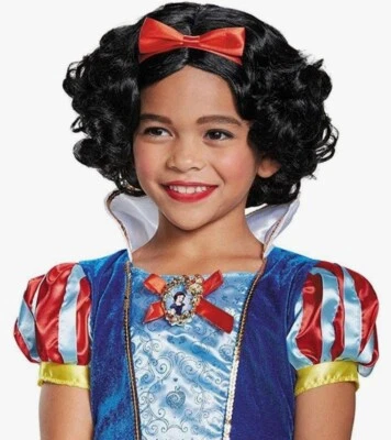 Girl's Disney Snow White Deluxe Wig B16 Foto 1 de 3