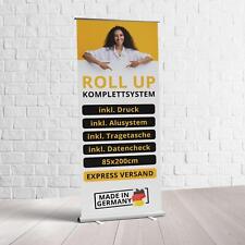 ROLL UP DISPLAY INKL. DRUCK 85x200cm | ROLLUP BANNER PRODUKTION | EXPRESS 24H