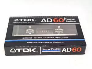 TDK AD 60 Japan Nastro audiocassetta vuoto (sigillato) NOS nuovo! - Foto 1 di 5