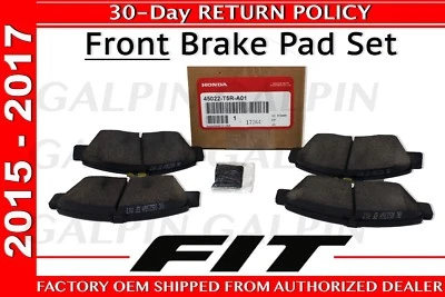 Conjunto de pastilhas de freio dianteiro Honda FIT genuíno 2015-2017 fabricante de equipamento original (45022-T5R-A01) - Imagem 1 de 4