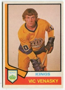 1974-75 O-Pee-Chee OPC #389 Vic Venasky Los Angeles Kings - Picture 1 of 2