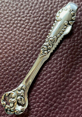 RARE! Sterling Silver Sugar Tongs In Eton Pattern By Campbell Metcalf Circa 1892 • 41.59$