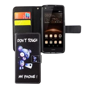 Etui na Huawei Y5 II Ochrona Komórka Case Cover Pokrowiec Wallet Etui Etui na telefon Nowe - Zdjęcie 1 z 6