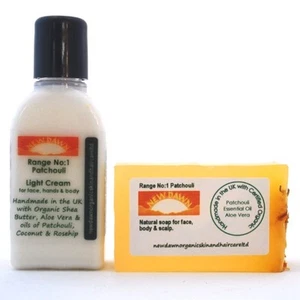 RASH, DERMATITIS, ITCHY & SORE SKIN relief - Organic Cream and Soap Sample Pack - Picture 1 of 3