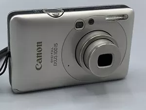 CANON IXUS 100 IS Digitalkamera 12.1 Megapixel silber - Bild 1 von 8