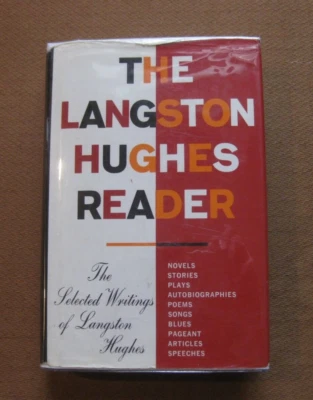 THE LANGSTON HUGHES READER selected writings - 1st HCDJ 1998 - poetry poems - Image 1 of 4