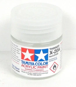 Tamiya 81020 X-20A Thinner 3/4 oz Acrylic Paint Bottle - Picture 1 of 1