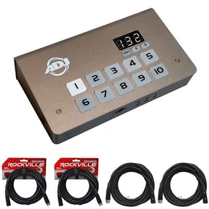 American DJ MYDMX5 DMX Lighting USB C-DMX Interface+Software+Cables for iOS/PC - Picture 1 of 12