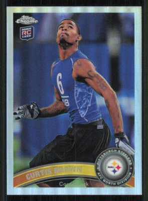 2011 Topps Chrome Refractors #46 Curtis Brown - Image 1 of 2