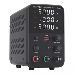 NANKADF DC power supply (0-30V,0-10A) adjustable switching bench power supply - Picture 1 of 2