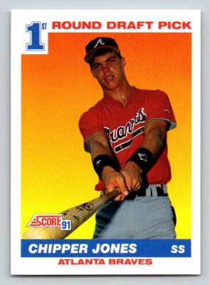 1991 Score #671 Chipper Jones RC (ref 203938) - Image 1 of 2