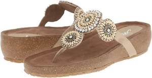 Spring Step Azura Women's Lori Thong Sandals, Beige ( EU 35 / US 5 ) - Picture 1 of 7
