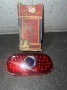 1940 Chevy Passenger Blue Dot Tail Light Lense NOS QTY 1 - Picture 1 of 11