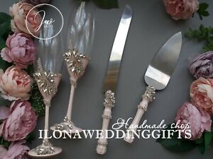 Swarovski Personalized Wedding Toast Glass Diamond Bling Party Shabby Chic Gift