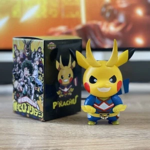 Pokemon Figurine My Hero Academia Pikachu Fusion All Might Statuette Deco 10Cm - Picture 1 of 10