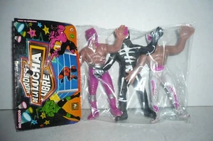 Mexican Lucha libre Toy - Wrestler Package Of 3 Figures Plastic - Made In Mexico - Picture 1 of 11