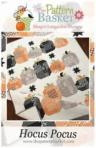 Hocus Pocus by The Pattern Basket ~ Halloween Fall Harvest Pieced Quilt Pattern - Picture 1 of 3