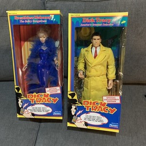 VTG 1990 Dick Tracy & Breathless Mahoney Madonna Playmates 12” Action Figures
