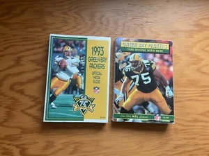 Green Bay Packers 1995 & 1993 Official Media Guides NFL Favre Ruettgers - Picture 1 of 2